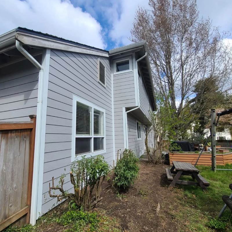 Light siding installation