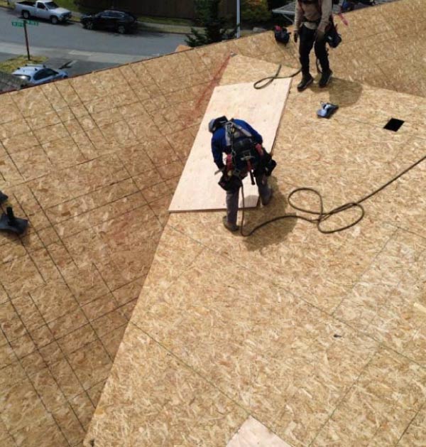 construction of roofing SERVICES