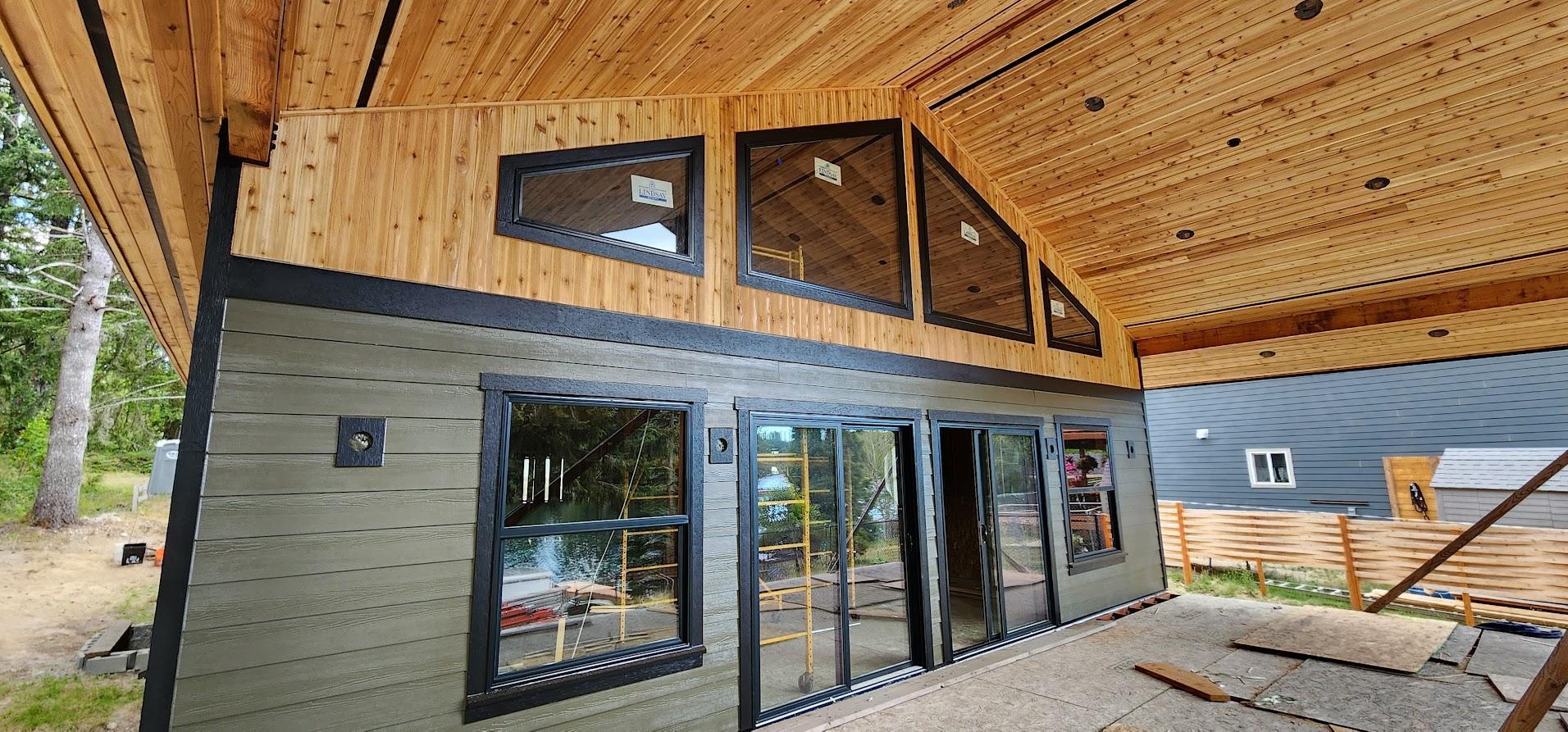 Siding bottom view