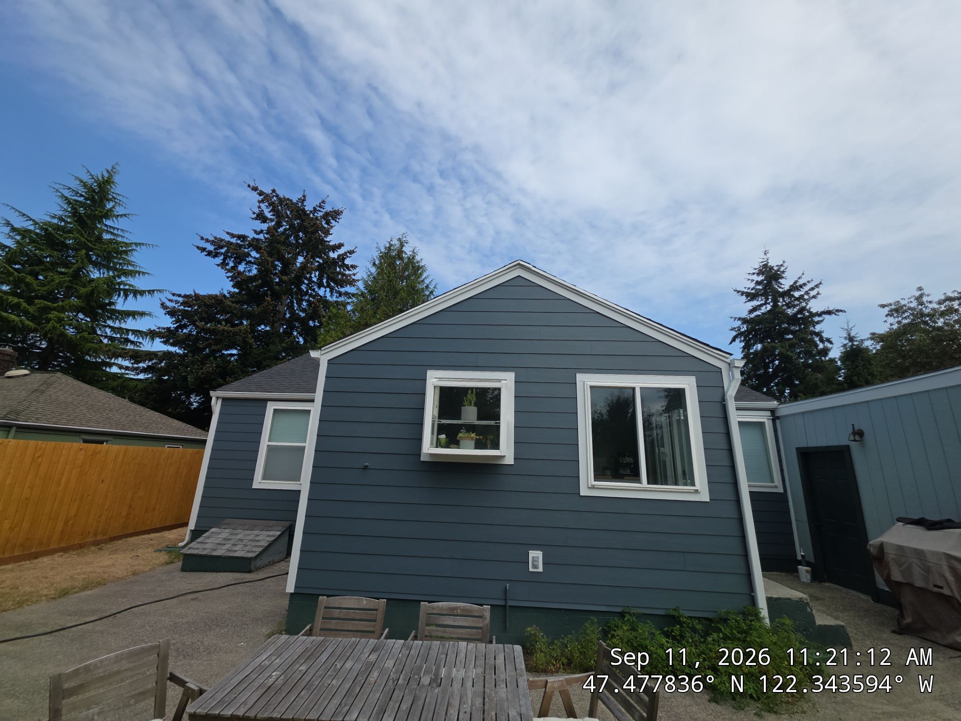 a double garage house front